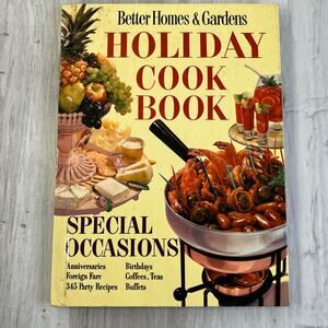 Better Homes & Gardens Vintage Holiday Cook Book Special Occasions 1959